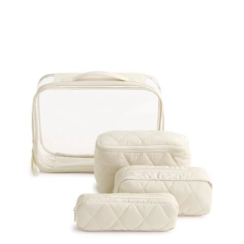 Cosmetic set 4 piezas beige