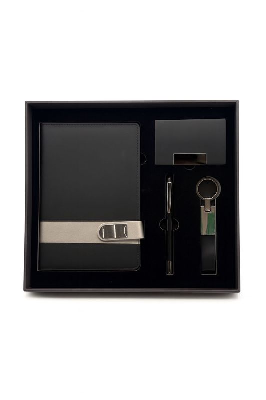 Set ejecutivo silver edition - 4 piezas