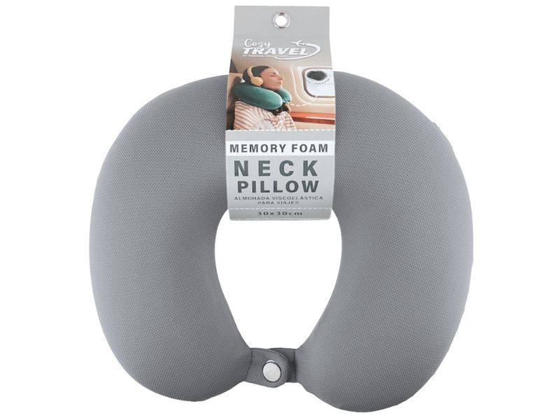 ALMOHADA PARA CUELLO GRIS