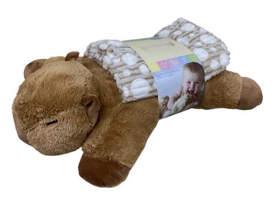 MANTA CON PELUCHE CAPIBARA