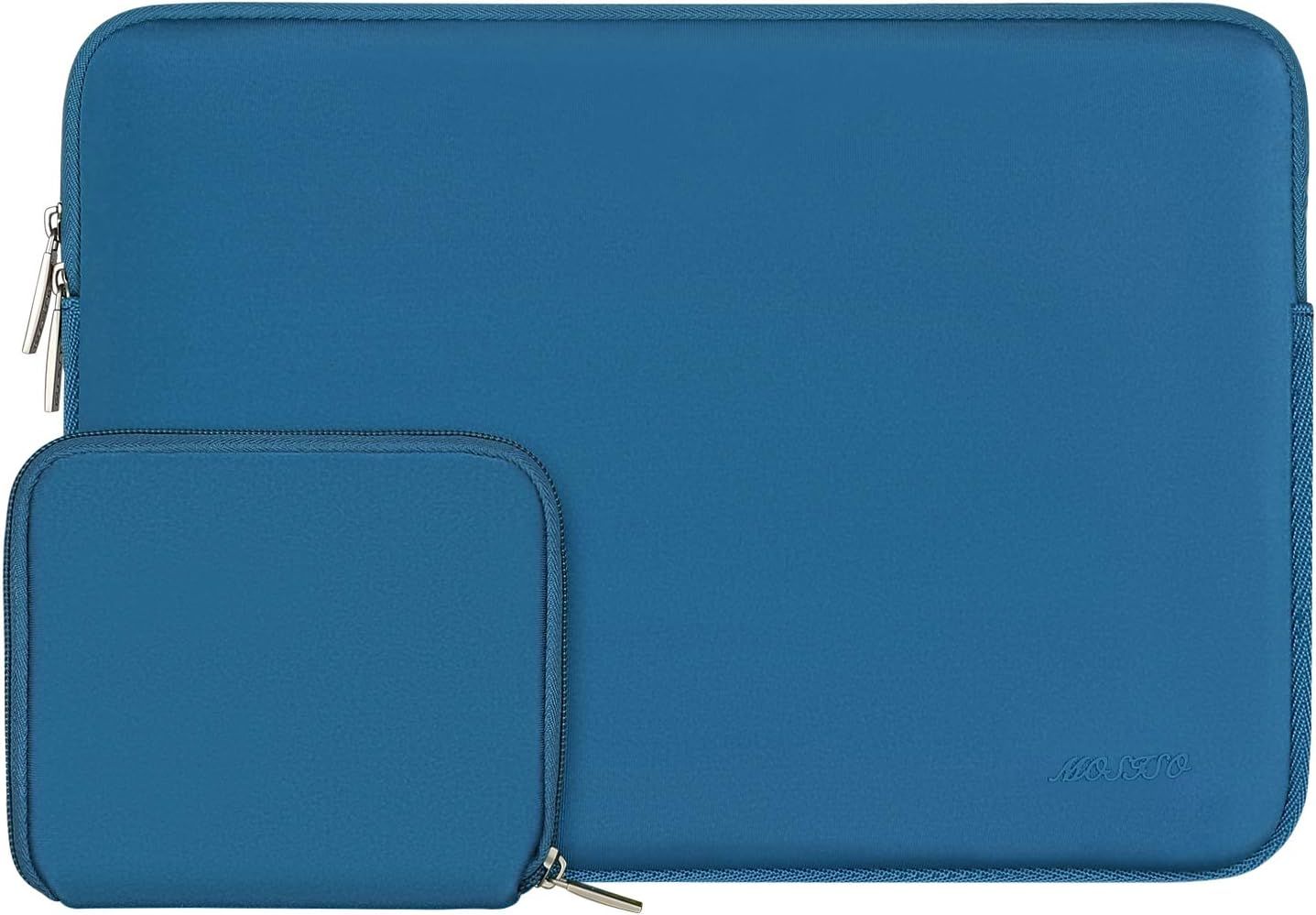 Set funda para Laptop con estuche para cargadores Azul 13 pulgadas