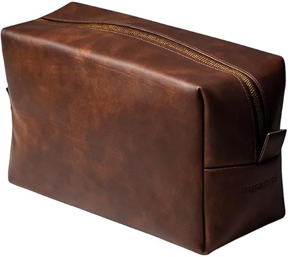 Neceser cuero vegano chocolate