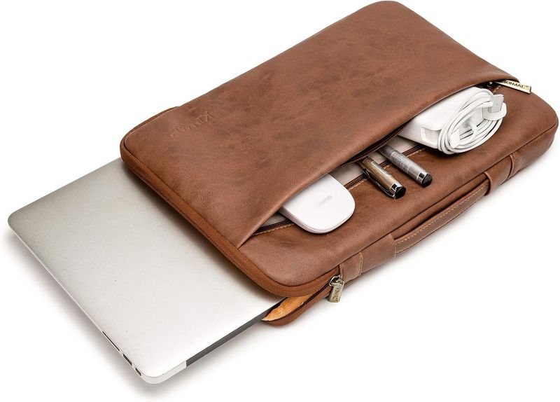 Funda para laptop kinmac color cafe 16 pulgadas