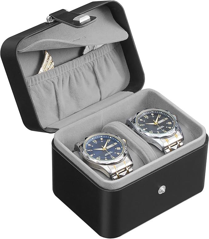 Caja para reloj 2 slot SON negro