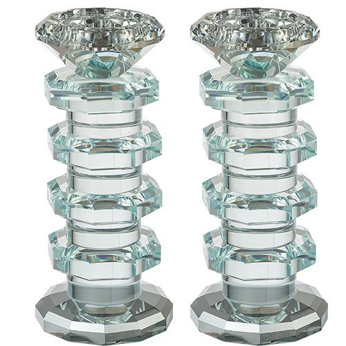 Candelabros de cristal 16.5 cm