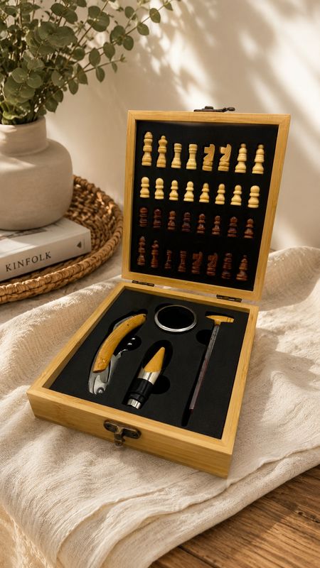 Set para vino y ajedres