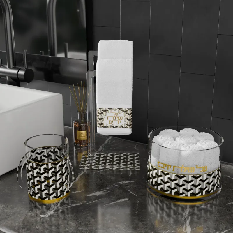Soporte de toalla de acrilico Urban Deco