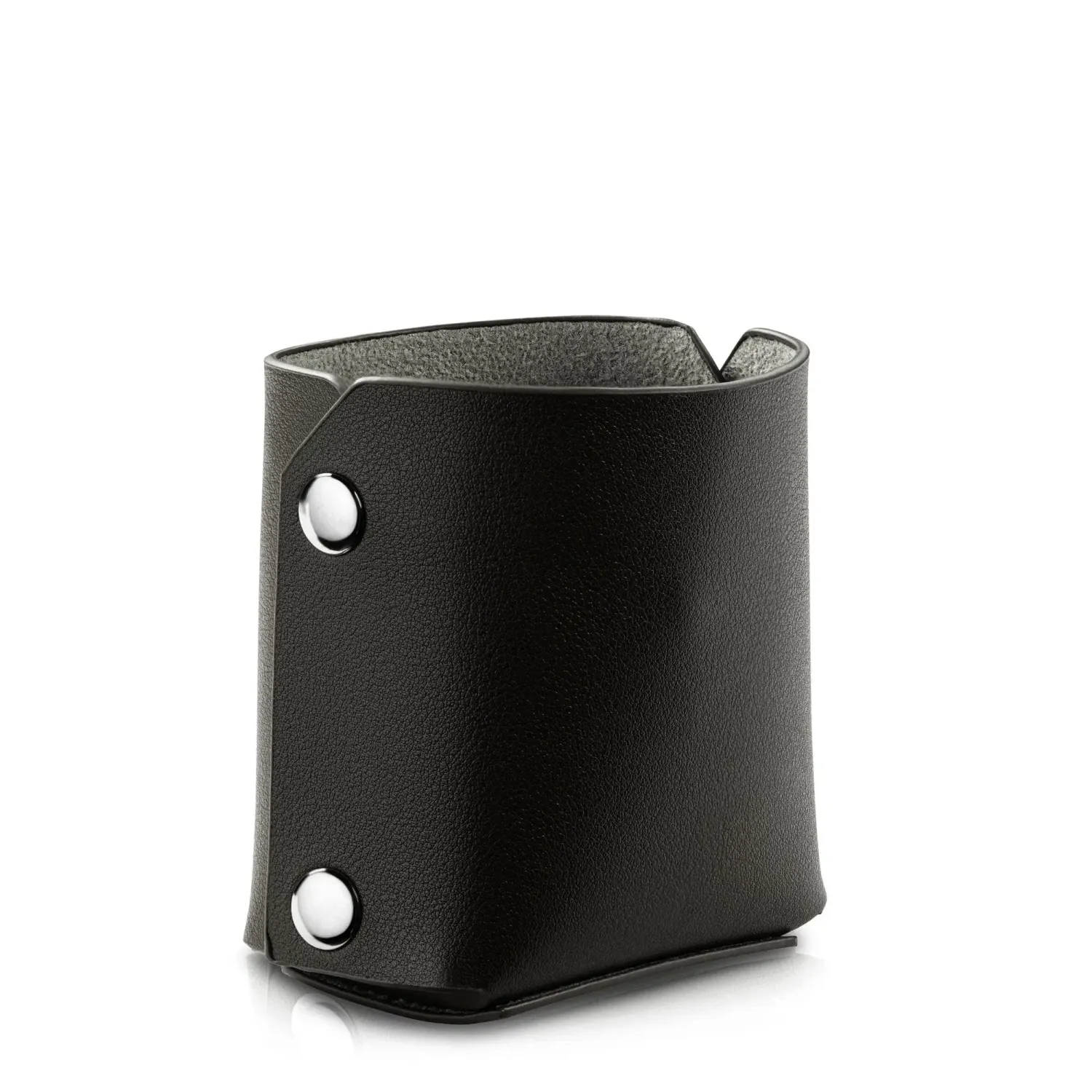 Portalapices de cuero  -  Negro
