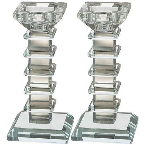 Candelabros de cristal liner 16 cm