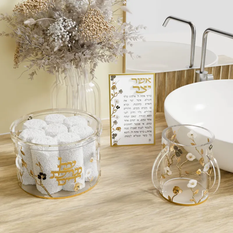 Ornate Garden bloom caja con 8 toallas