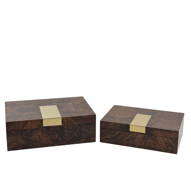 Caja estilo madera en dos tamaños