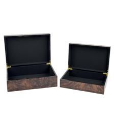 Caja estilo madera en dos tamaños