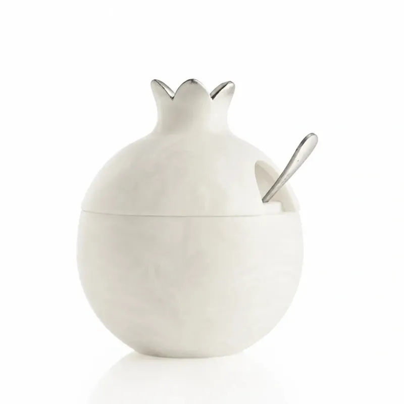 Mielera en forma de granada  - Resin - Silver