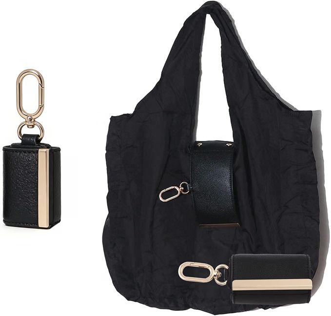 Llavero convertible en Maleta negro