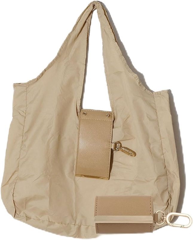 Llavero convertible en Maleta beige