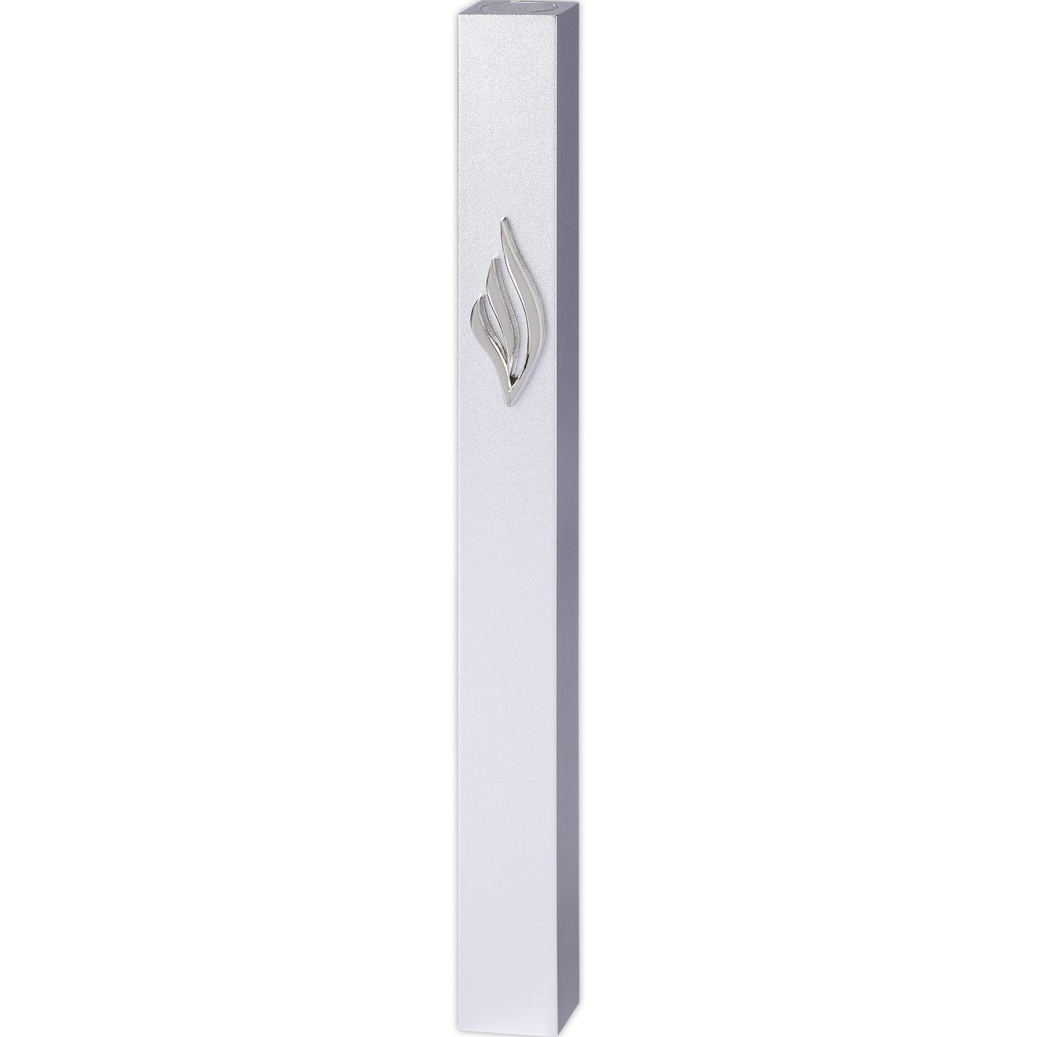 Mezuza 12 cm-Aluminio- Silver