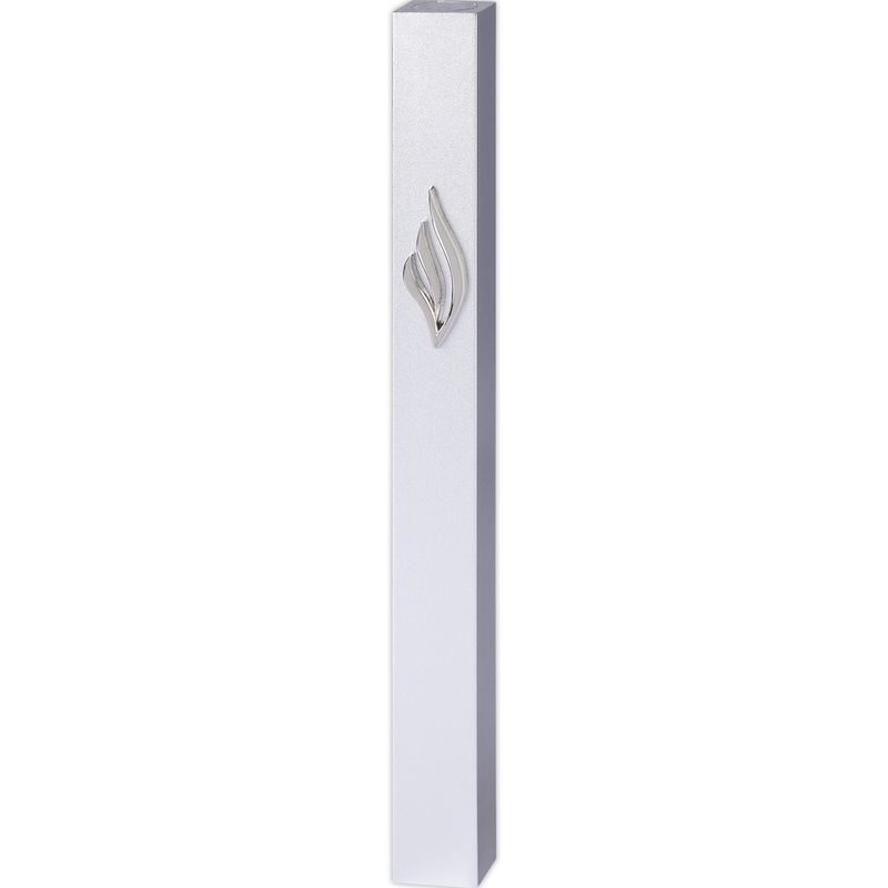 Mezuza 12 cm-Aluminio- Silver