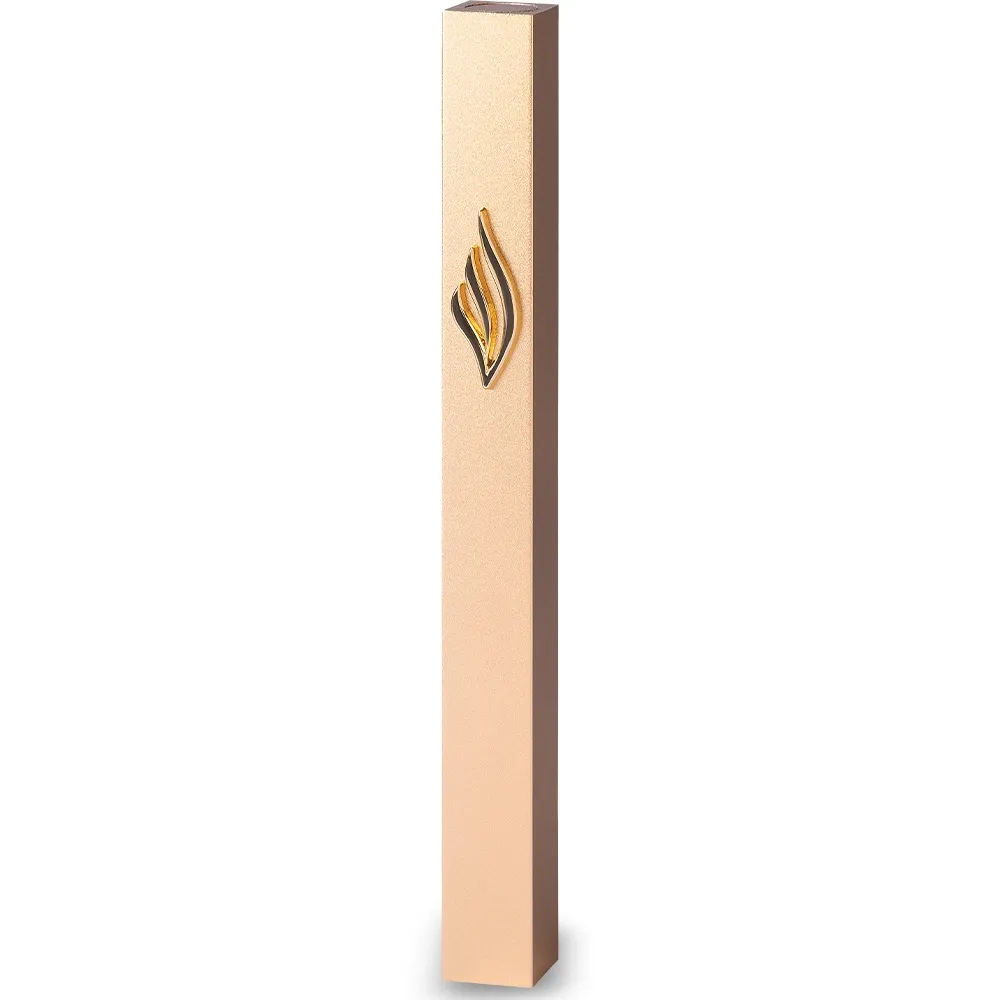 Mezuza 12 cm-Aluminio- Gold