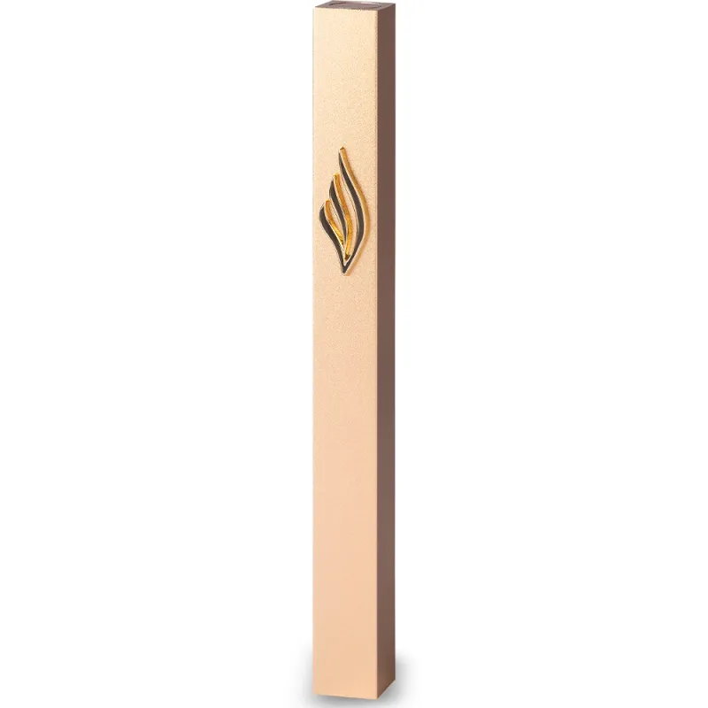 Mezuza 12 cm-Aluminio- Gold