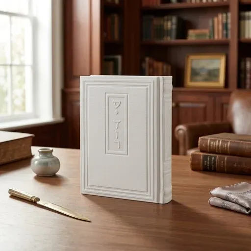 Sidur  KETER HATFILA  blanco lineal  en Hebreo -17.5X13 cm