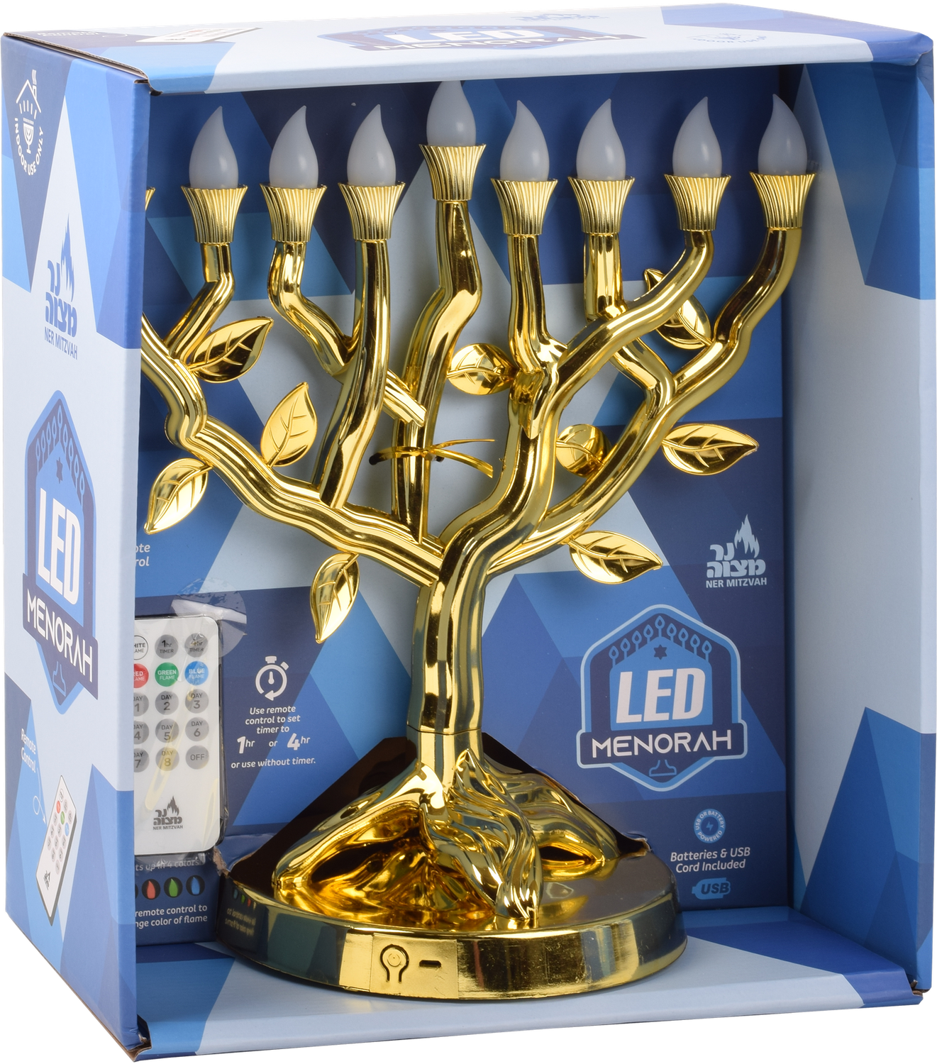 Janukia LED Tree Of Life 11" - Gold