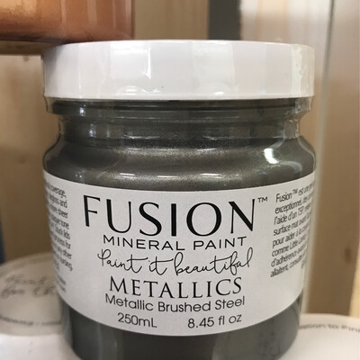 Fusion Metallic  Brushed Steel 250ml