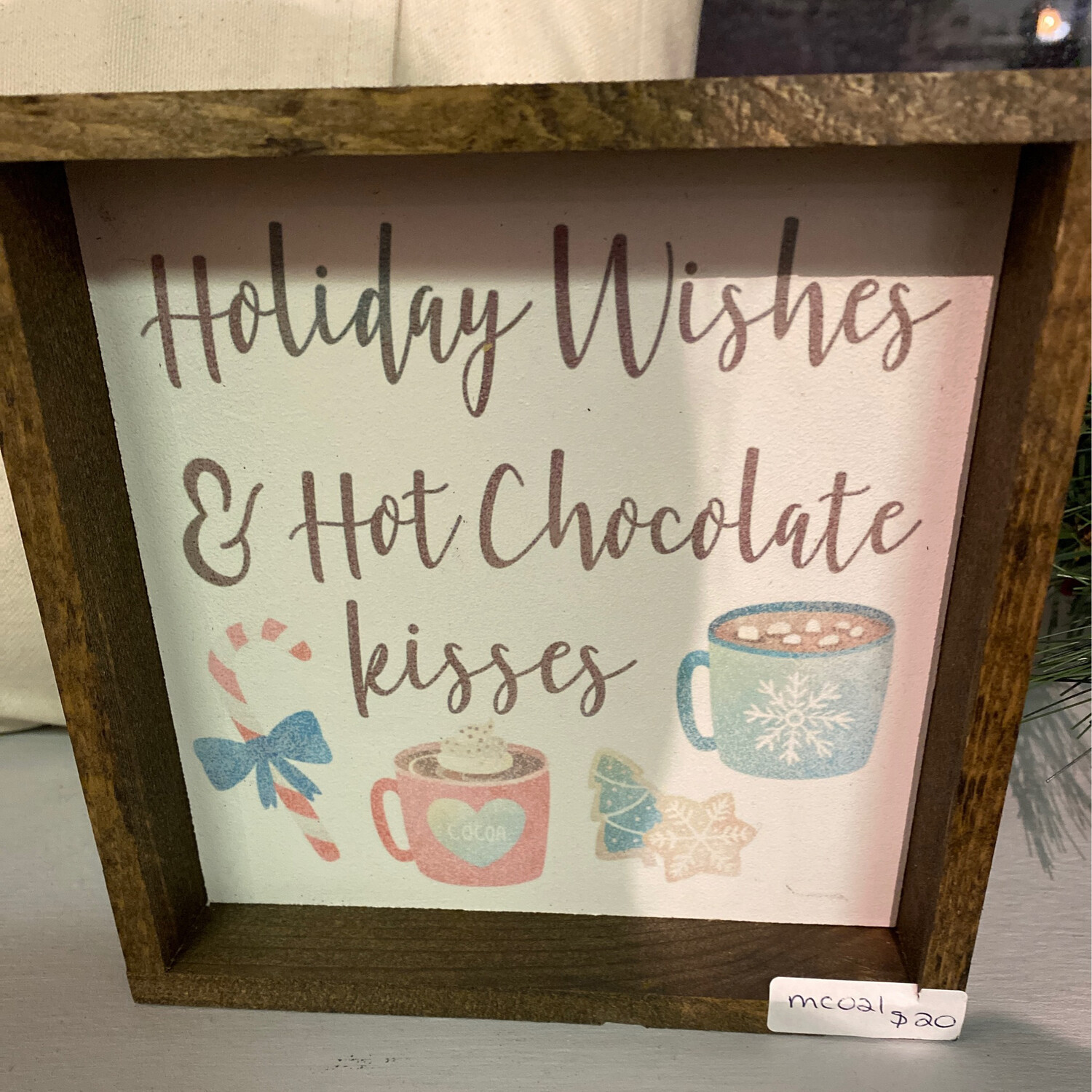 Holiday Wishes Sign