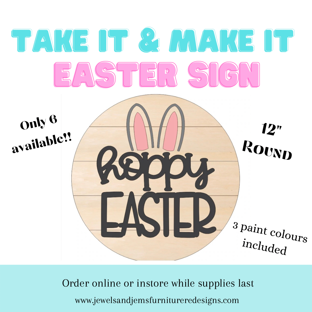 Hoppy Easter Sign 