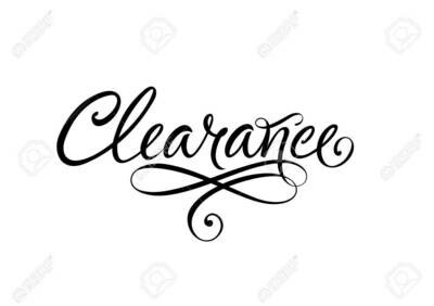 CLEARANCE (Last Chance)