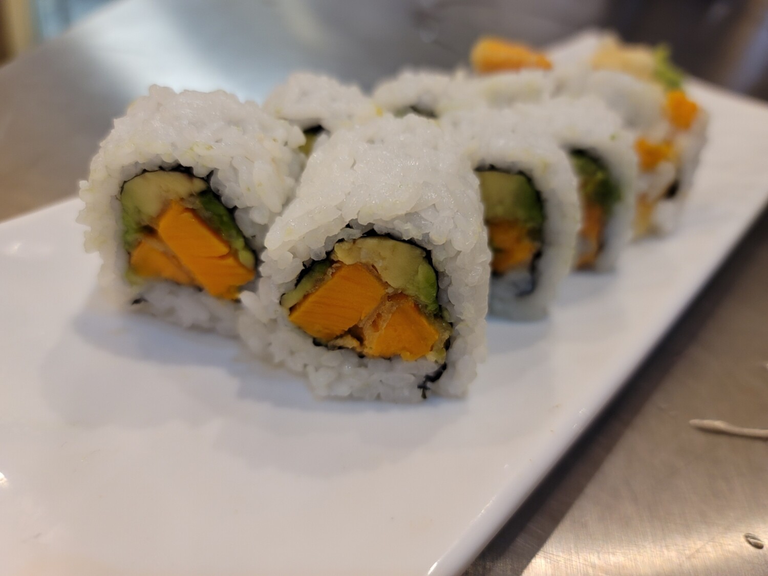 Yam &amp; Avocado Roll