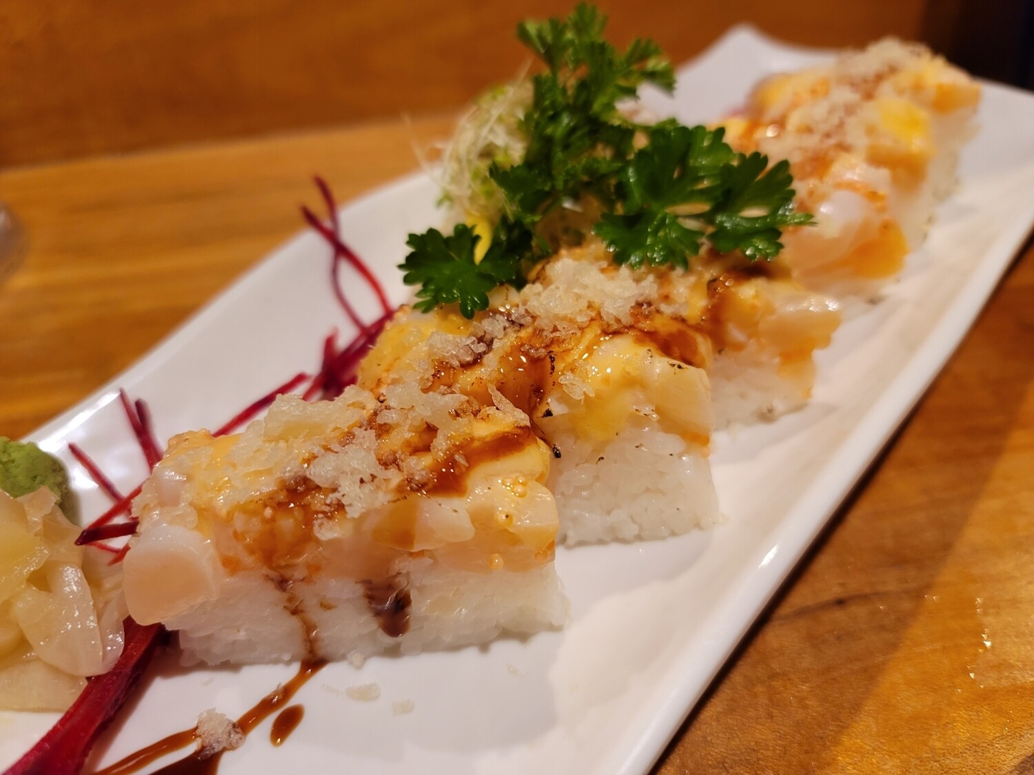 Seared Scallop Oshi