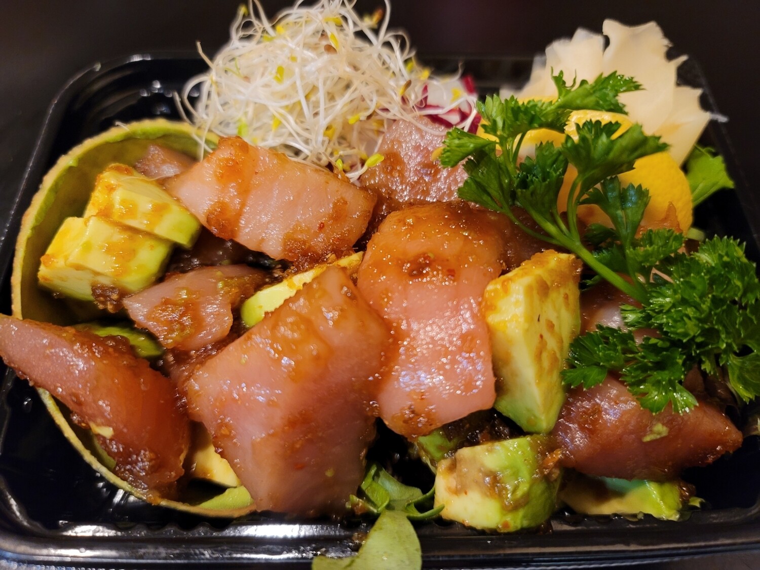 Tuna Avocado Sashimi