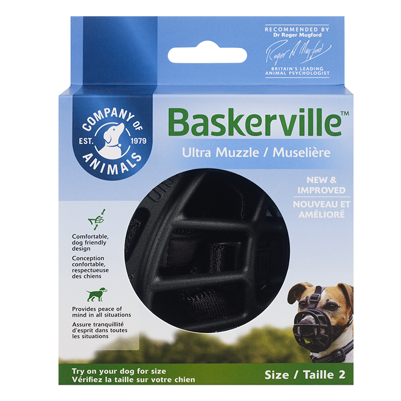blue baskerville muzzle