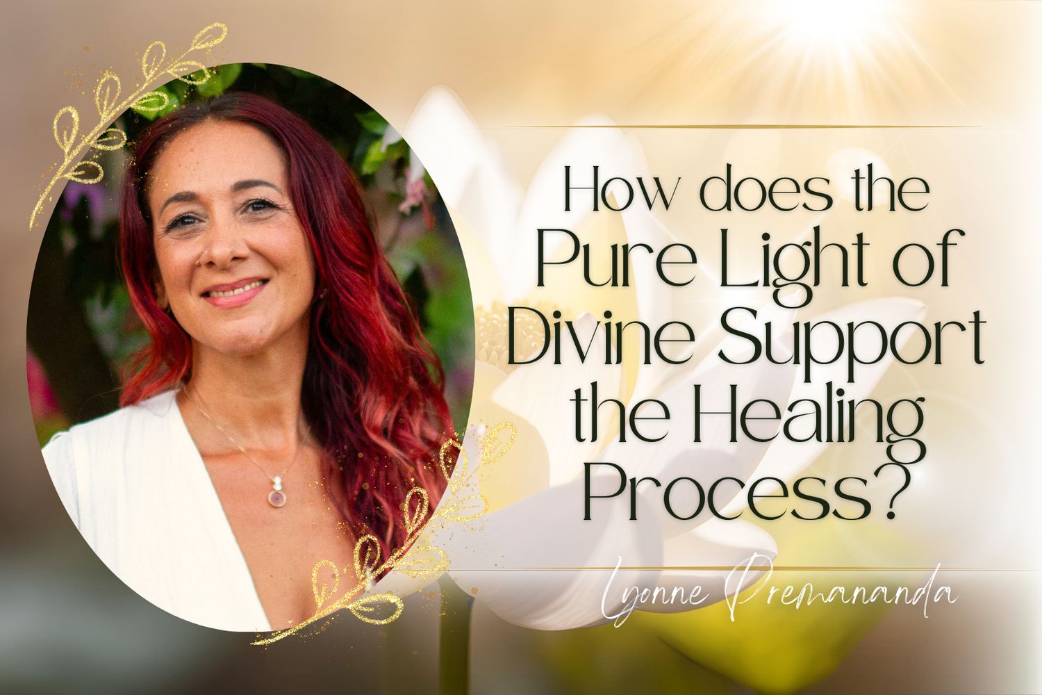 How does the Pure Light of Divine Support the Healing Process?