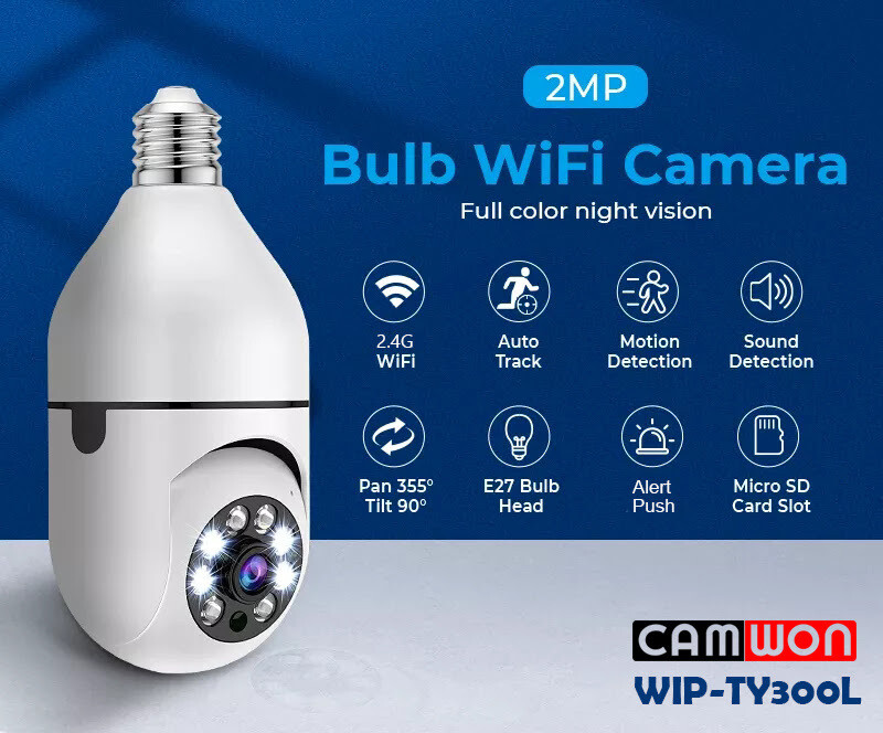 Bulb PTZ CCTV Camera