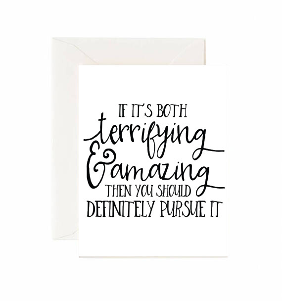 &quot;Terrifying &amp; Amazing&quot; Card