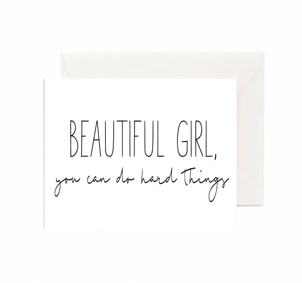 &quot;Beautiful Girl&quot; Card