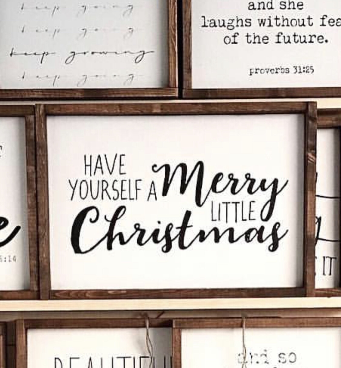&quot;Have Yourself&quot; Wood Sign