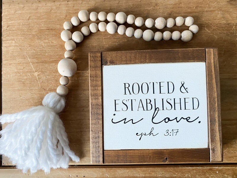 Rooted &amp; Established in Love mini