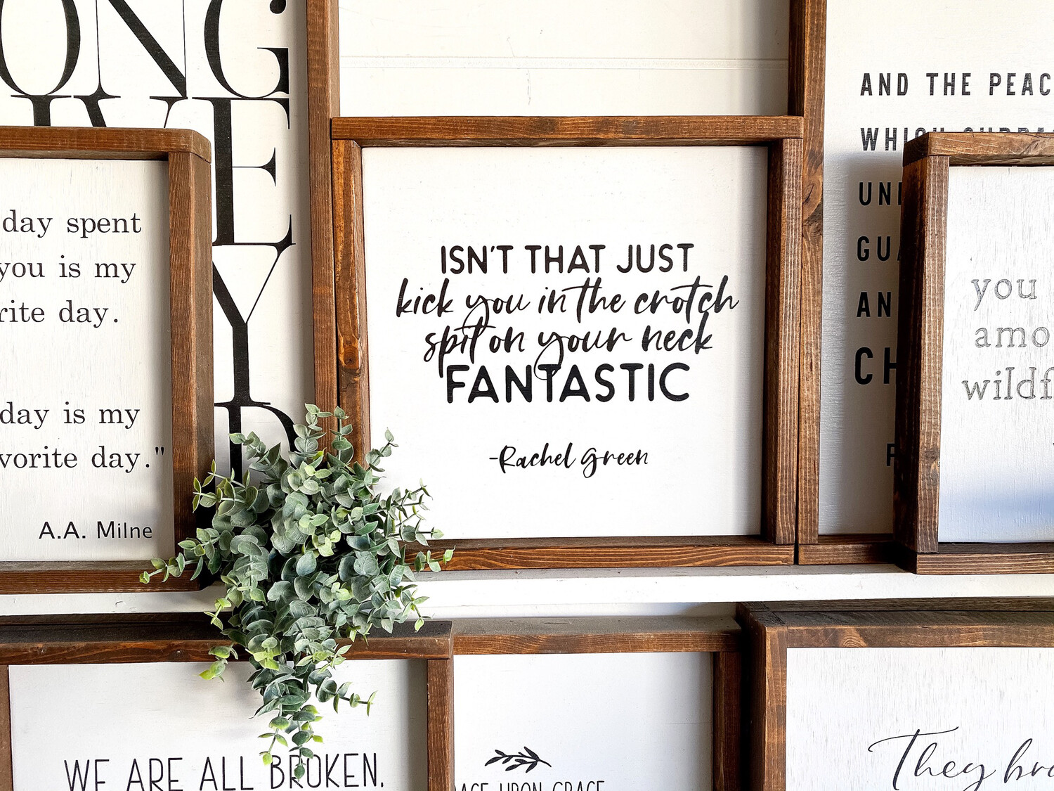 &quot;Isn’t That Just&quot; Wood Sign