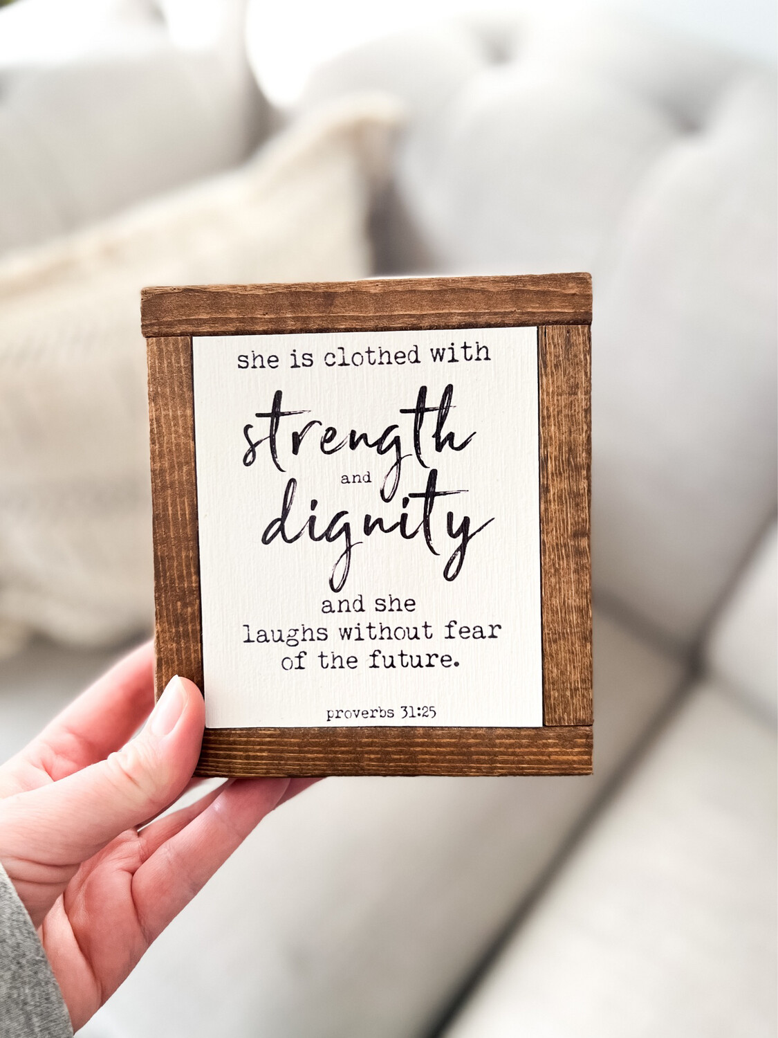 Strength &amp; Dignity mini