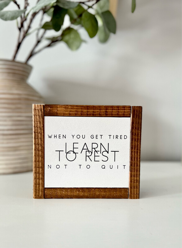 Learn To Rest Mini