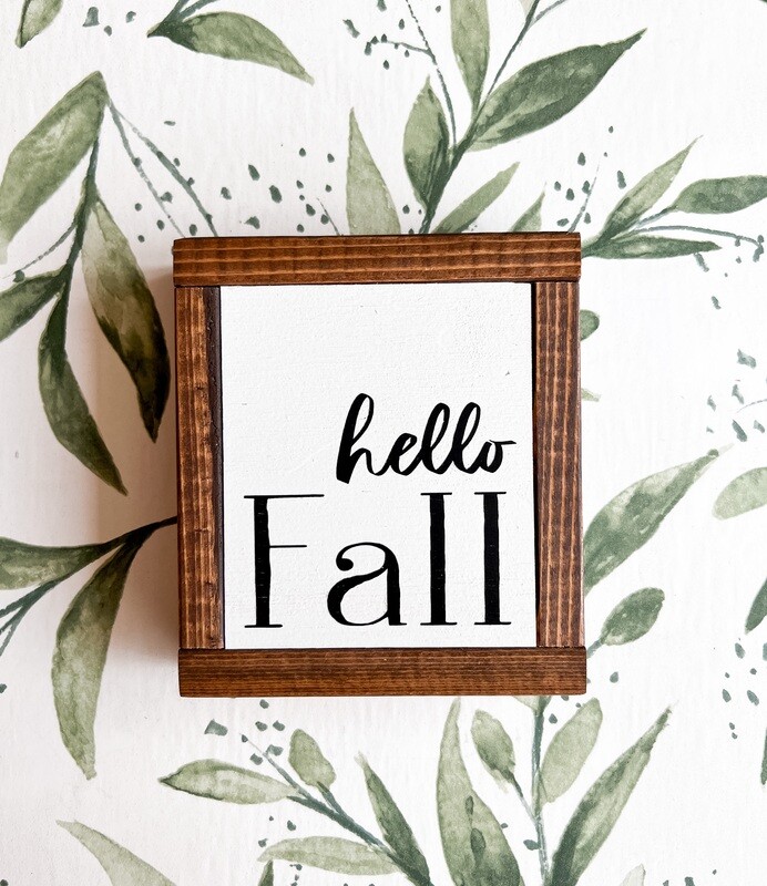 Hello Fall mini