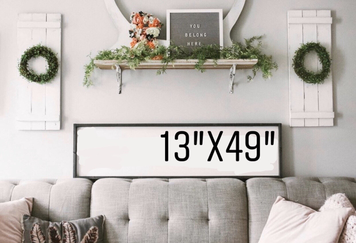Custom Sign 13”x49”