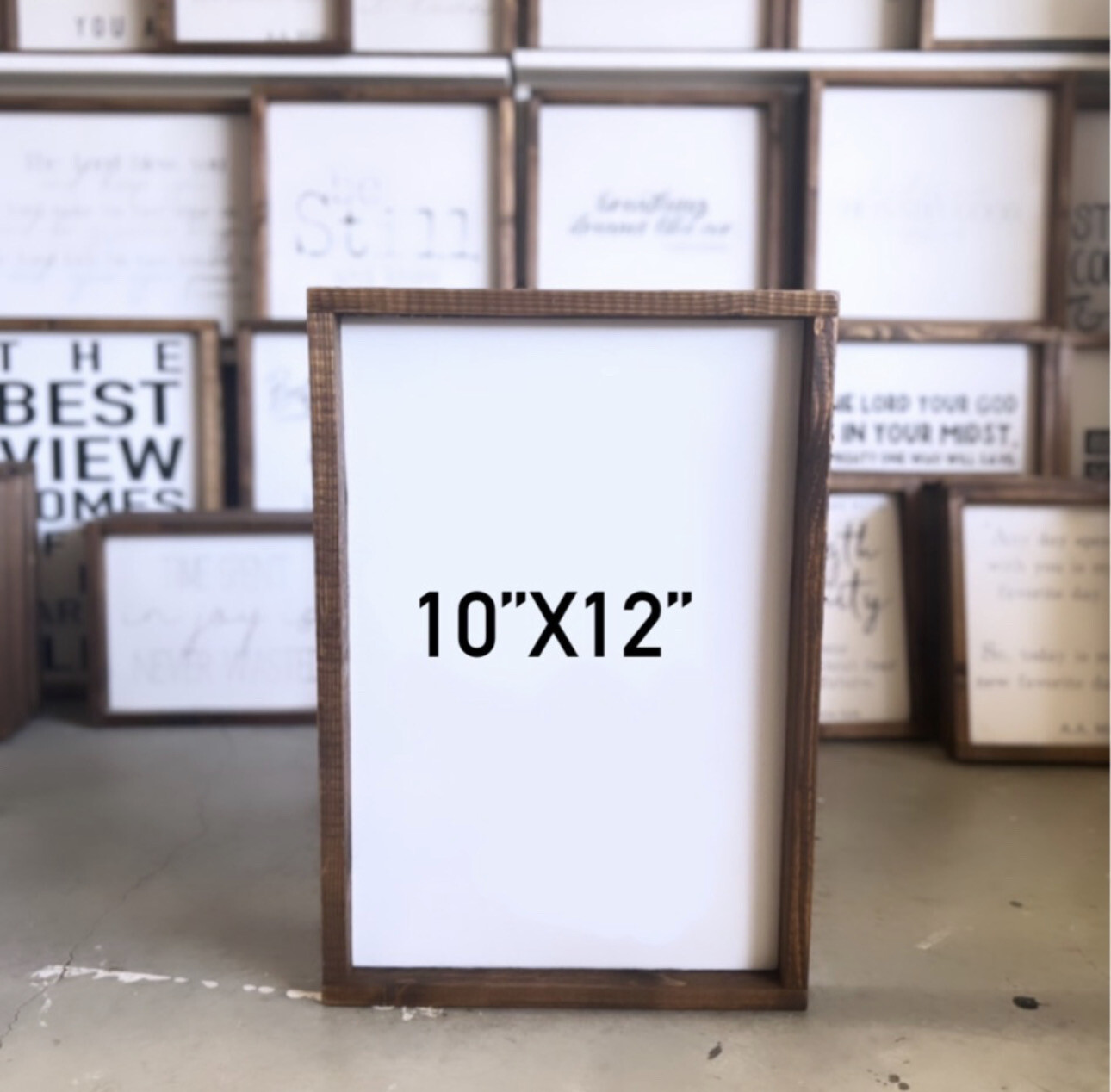 Custom Sign 10”x12”