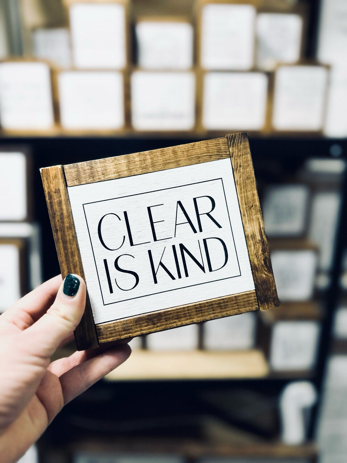 Clear Is Kind mini