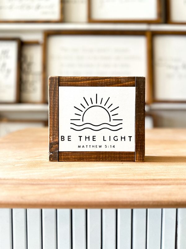 Be The Light Loved mini