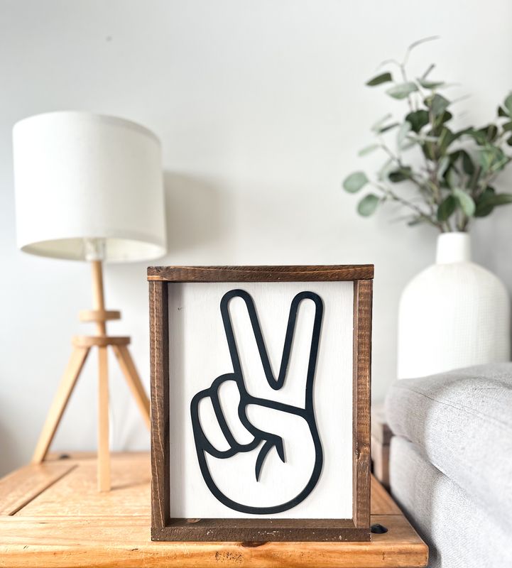 Peace Sign (Laser Cut)