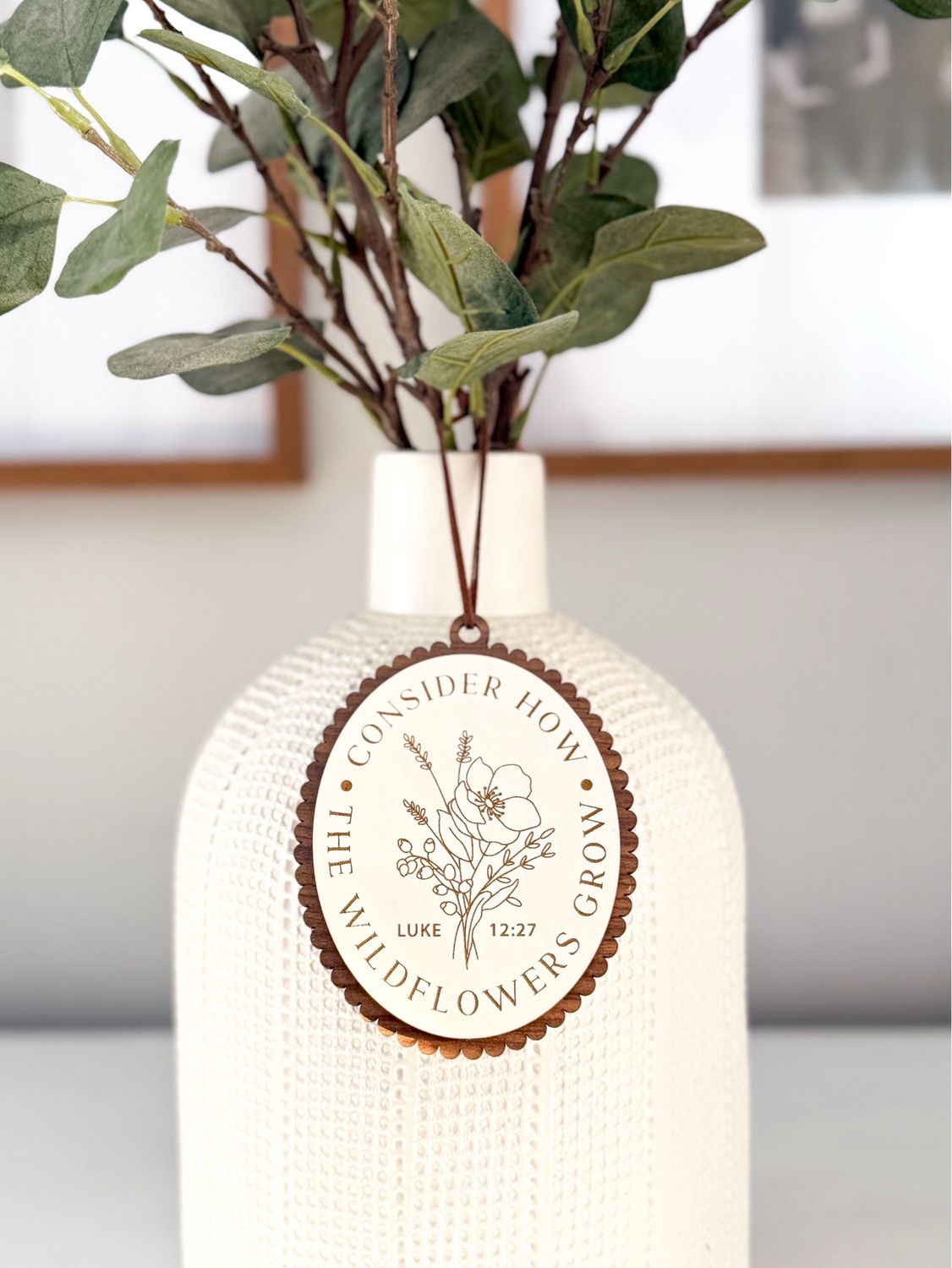 Consider How The Wildflowers Grow Ornament