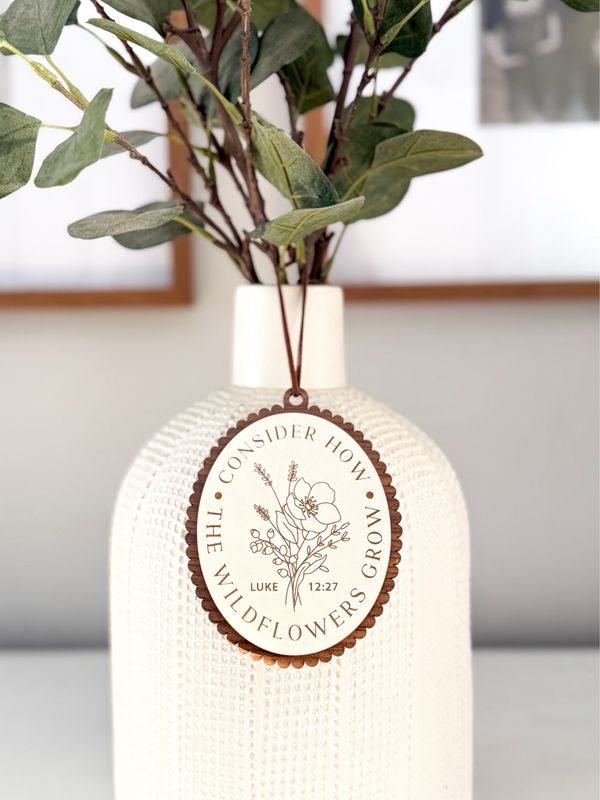 Consider How The Wildflowers Grow Ornament